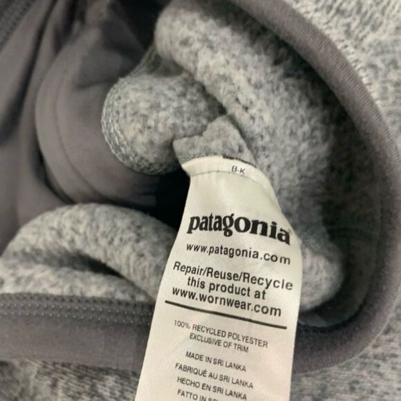 Patagonia Vest Men Sz XL  Better Sweater Heather Gray Stonewash Full Zip Pockets - Picture 9 of 13